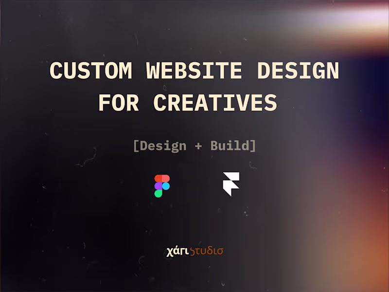 Cover image for Custom Website Design for Creatives