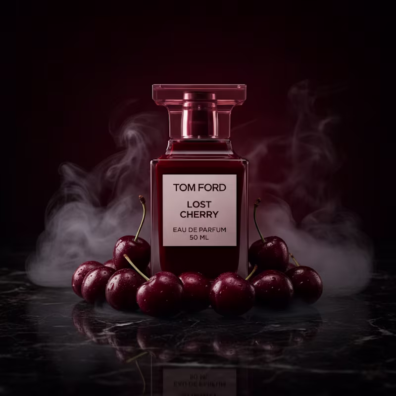 Cover image for Tom Ford Lost Cherry inspired perfume commercial