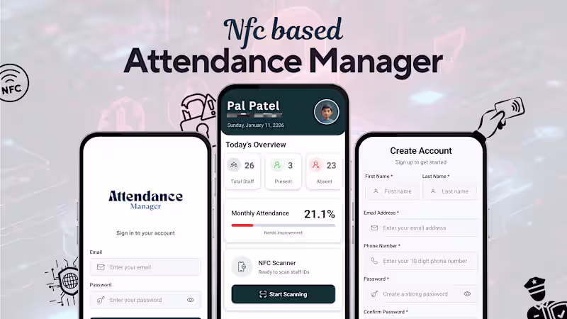 Cover image for NFC Attendance Management System is