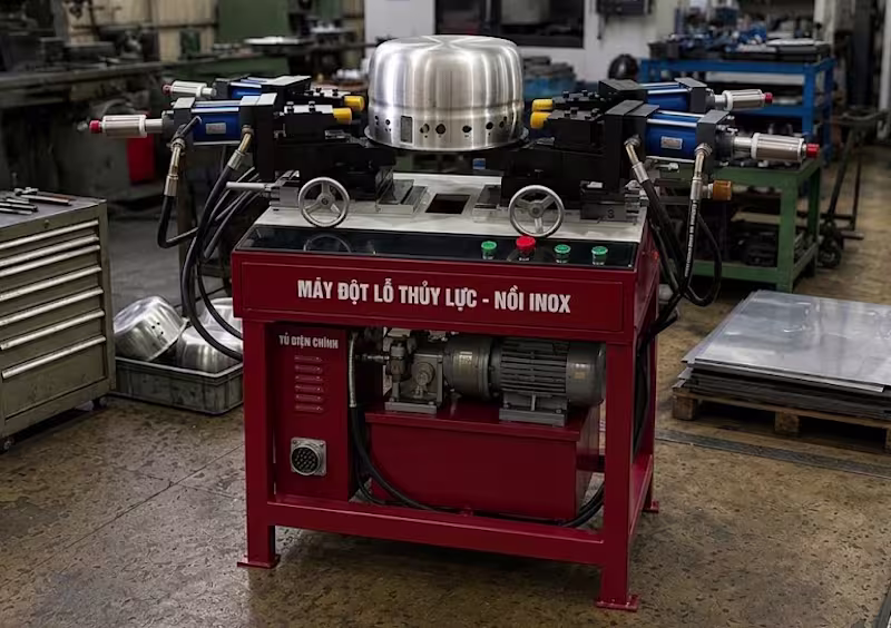 Cover image for Hydraulic Punching Machine for Deep