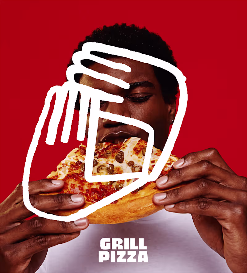 Cover image for LOGO/BRAND IDENTITY FOR GRILL PIZZA