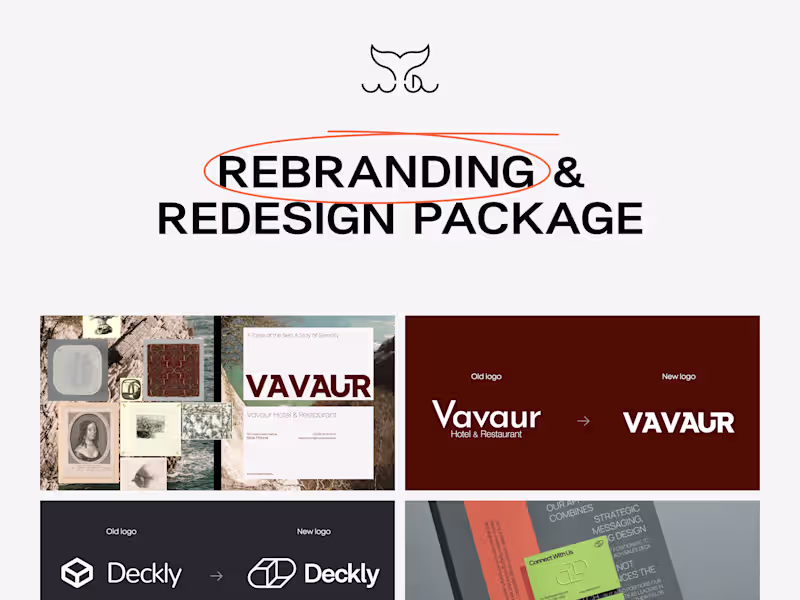 Cover image for Rebranding & Redesign Package