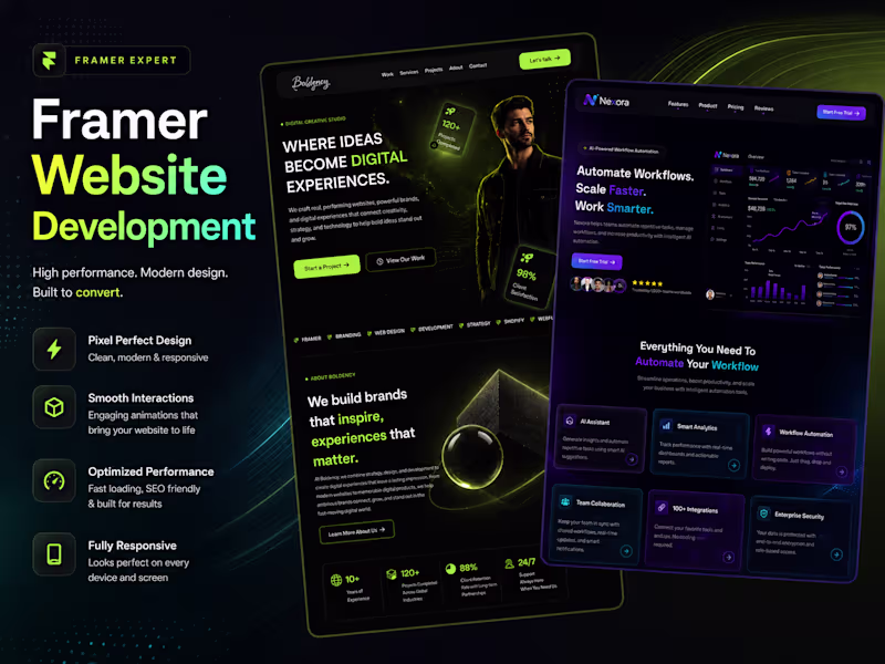 Cover image for Framer Website Development