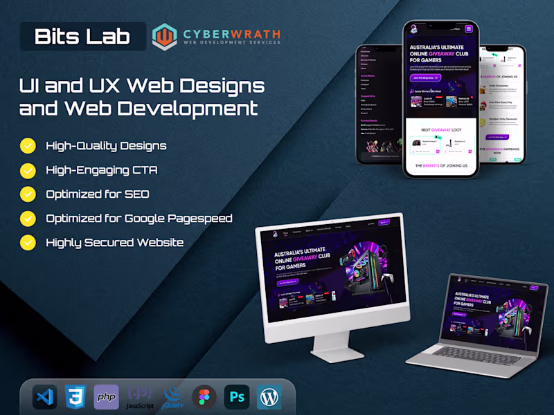 Cover image for Bits Lab - For Gaming Industry Web Development
