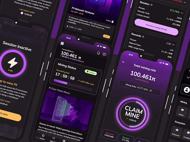 Cover image for Pi Network Mobile App Redesign Proposal