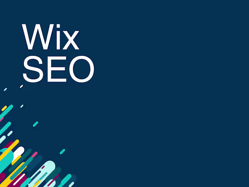 Cover image for Wix Site SEO