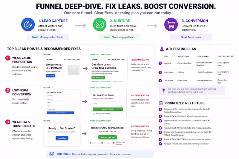 Cover image for Acquisition Funnel Fix