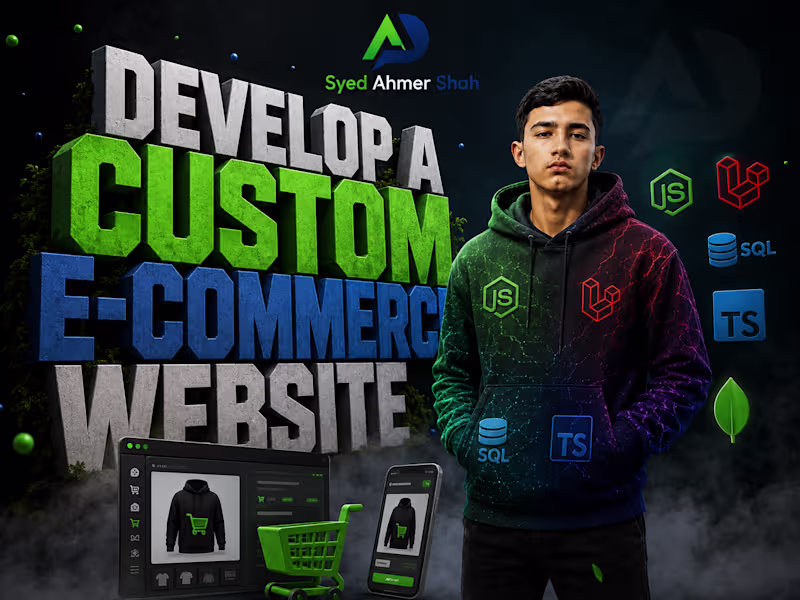 Cover image for Develop a Custom E-Commerce Website