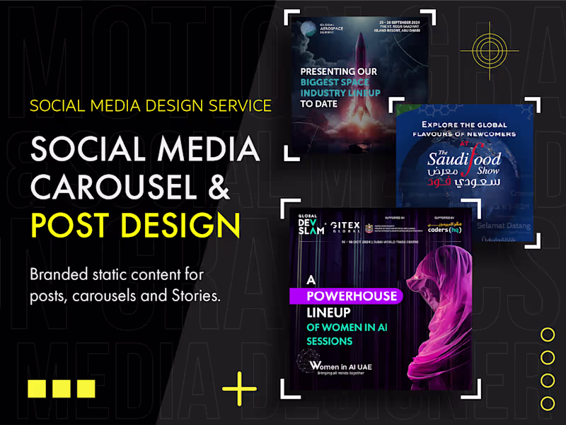 Cover image for Social Media Carousel & Post Design