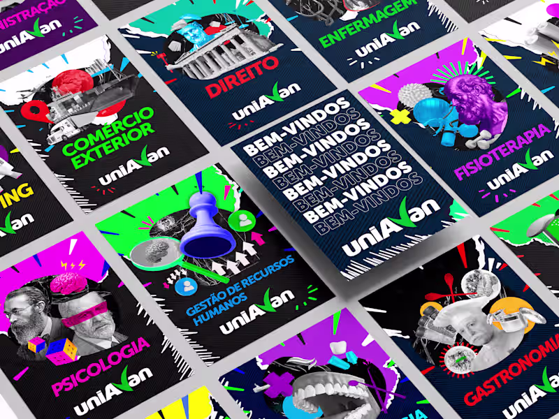 Cover image for Cartazes de Cursos - UniAvan