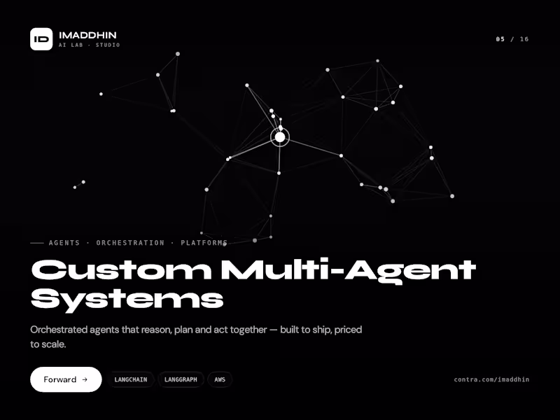 Cover image for AI Agents Development — Custom Multi-Agent Systems