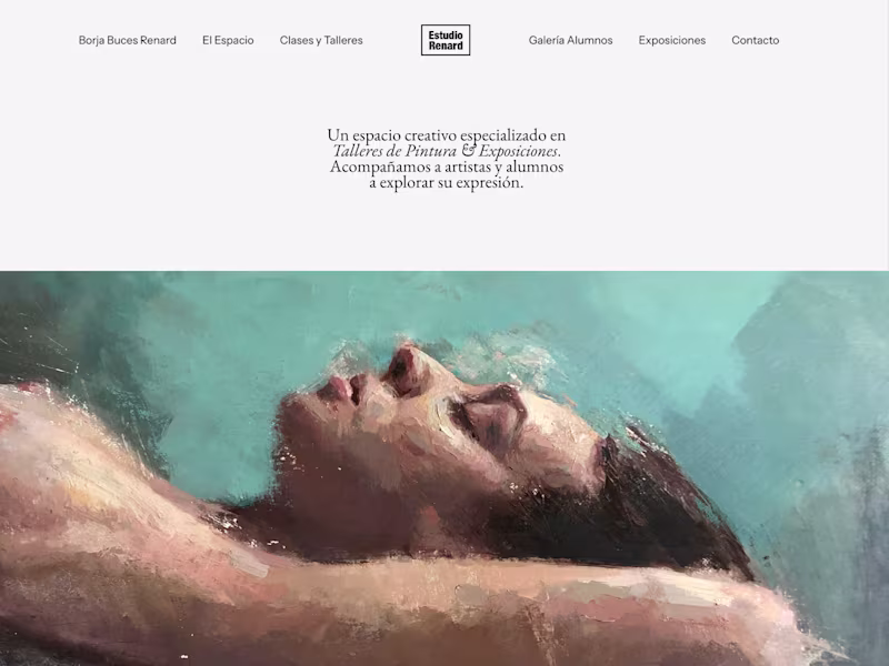 Cover image for Estudio Renard — Art Studio Framer Website