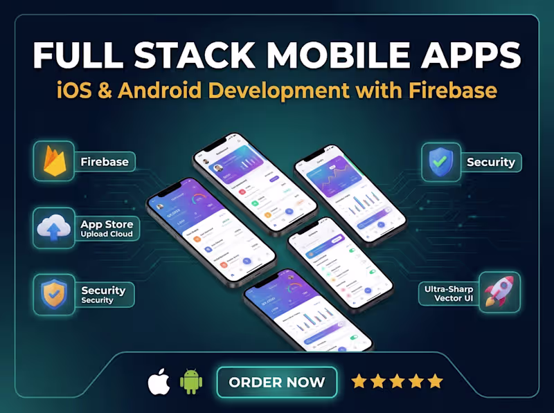 Cover image for Full Stack Mobile App for Android and Ios 