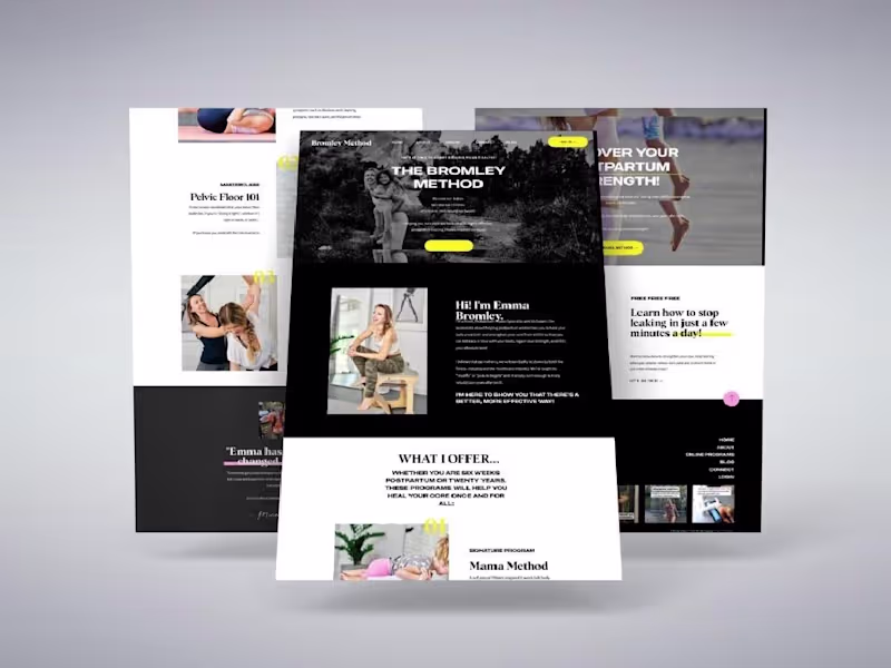 Cover image for Kajabi Online Course Website &
