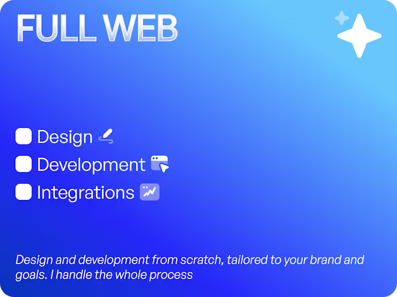 Cover image for FULL WEB | Framer development