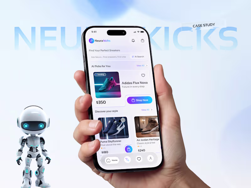 Cover image for NEURA Kicks - AI Sneaker Shopping App (Spec Project)