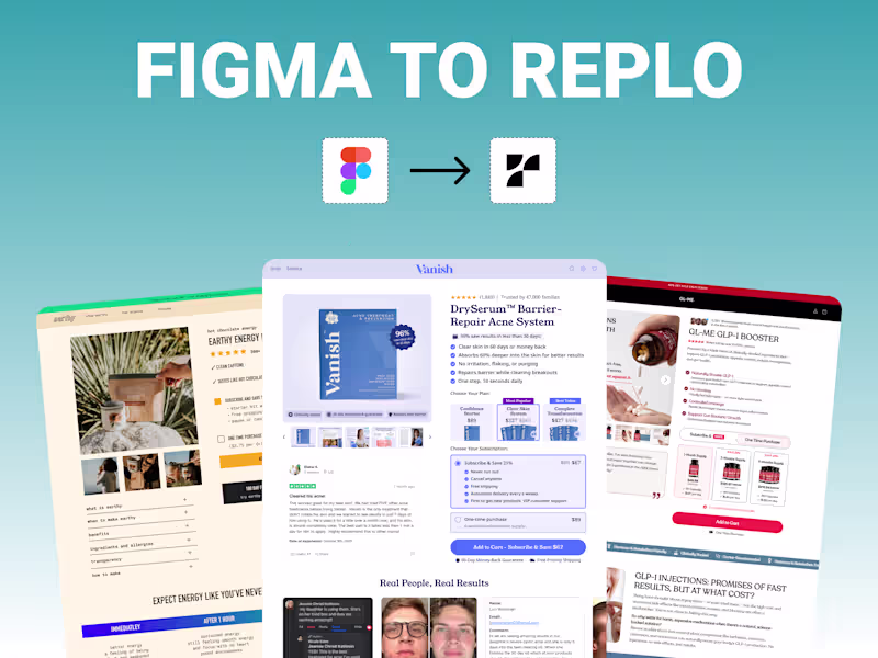 Cover image for I will do Figma to Shopify Design and Development Using Replo