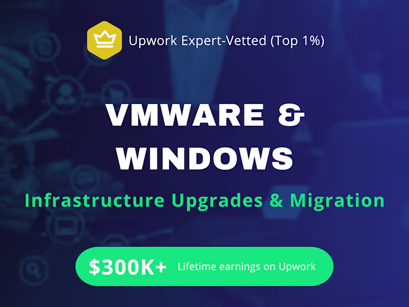 Cover image for VMware/Windows Infrastructure Upgrades for Improved Performance