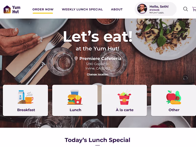 Cover image for Yum Hut (Concept)