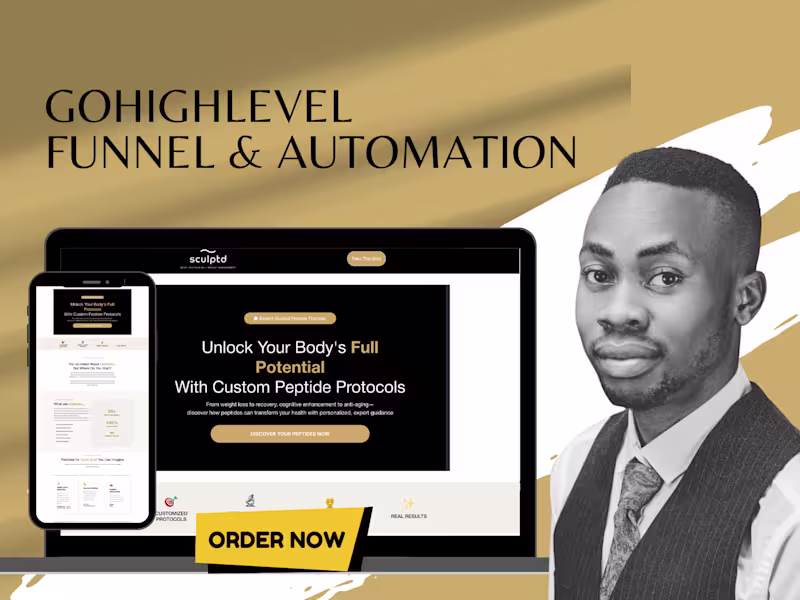 Cover image for I will build a high-converting GoHighLevel funnel and automation