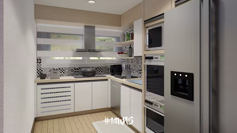 Cover image for 'KITCHEN P' @ Portland, US | Visualization :: Behance