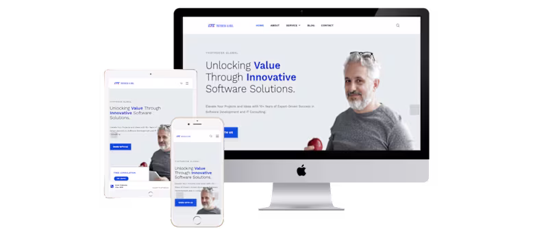 Cover image for Services website Full responsive