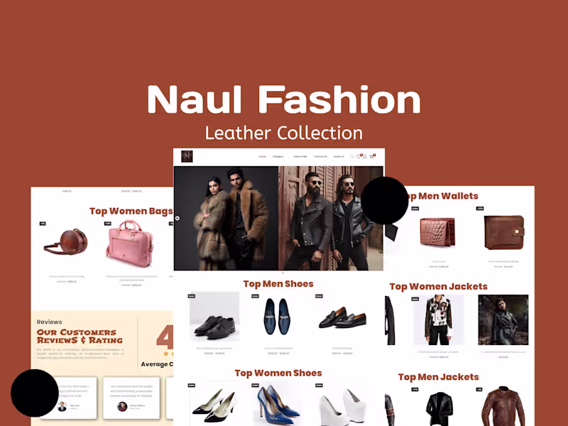 Cover image for WordPress Website: E-commerce Store For (NUAL FASHION)