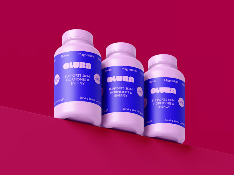 Cover image for OLURA - Supplement Branding and Packaging