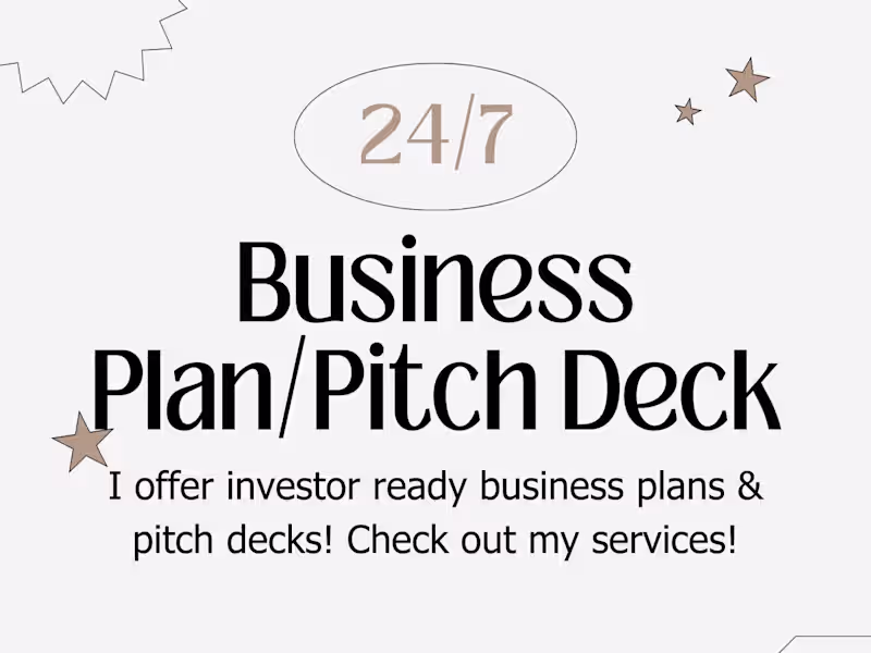 Cover image for Get a complete investor ready Business Plan!