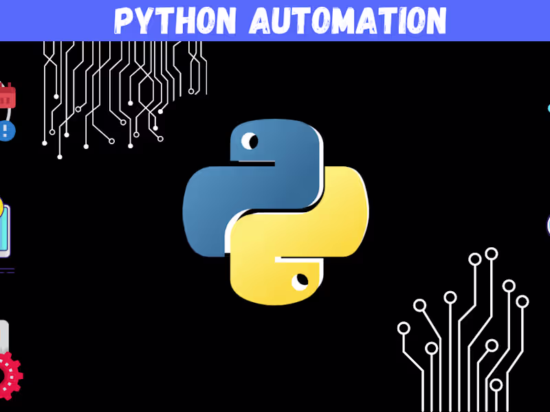 Cover image for Python Automation & Scripting Expert