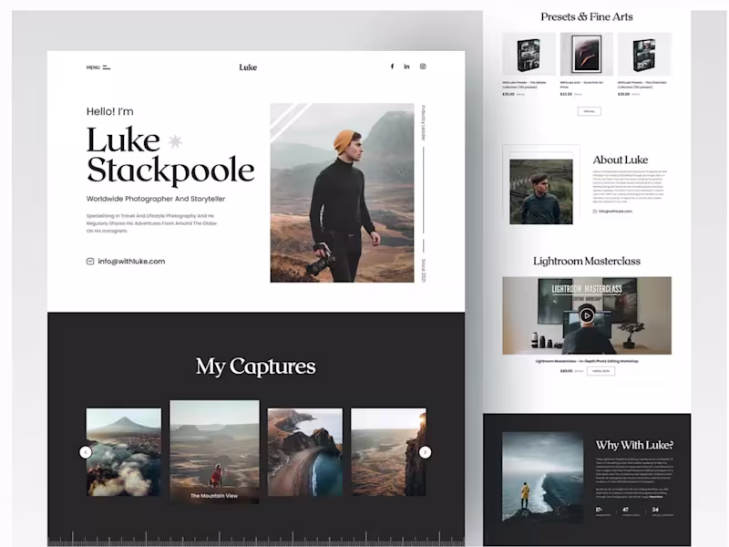 Cover image for High-End Portfolio Website Development Using