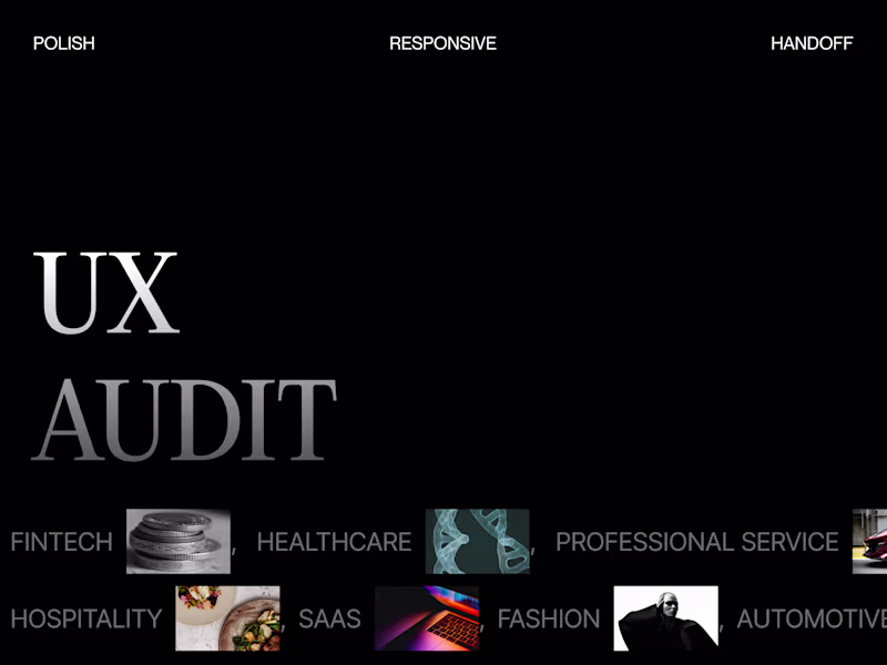 Cover image for Website & UX Audit – find what's costing you clients