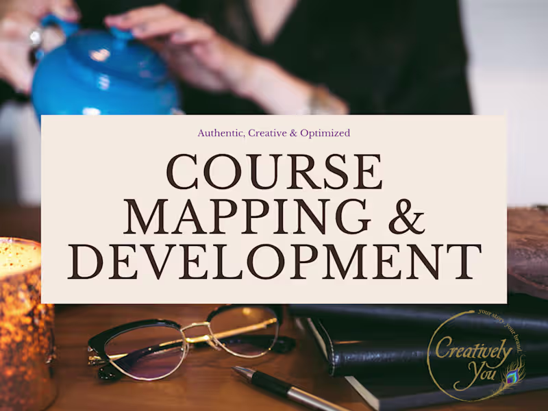 Cover image for Online Course Mapping & Development