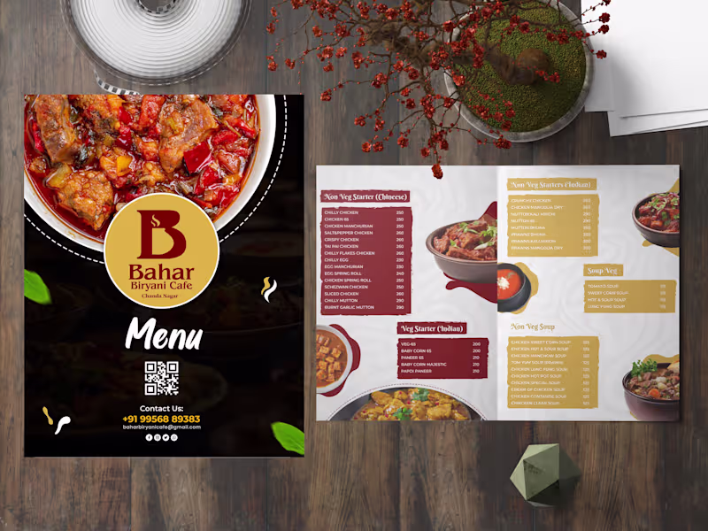 Cover image for Menu Card Design 