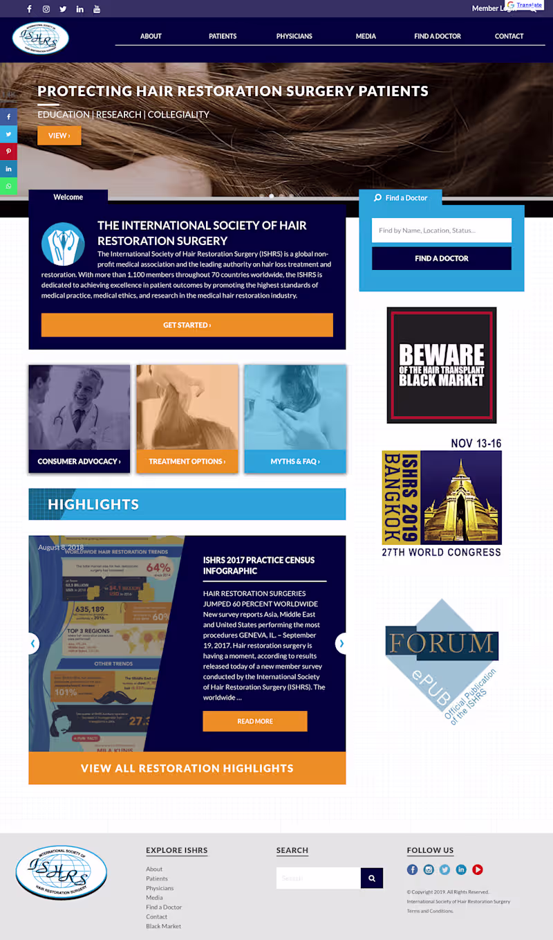 Cover image for The International Society of Hair