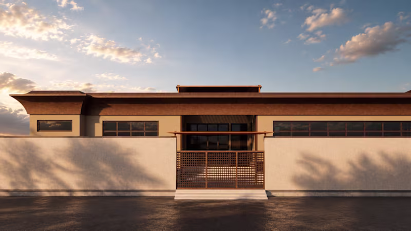 Cover image for Modern Vernacular Courtyard Residence |