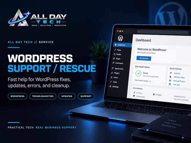 Cover image for WordPress Support & Rescue