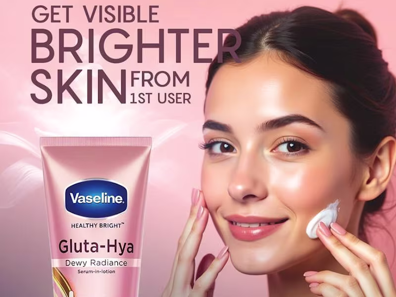 Cover image for Vaseline Gluta-Hya Promotional Campaign Design