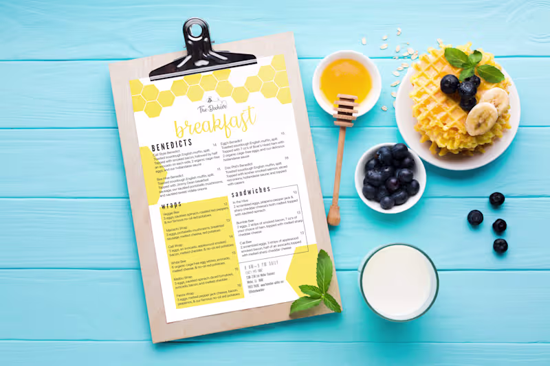 Cover image for The Beehive Cafe Menu System