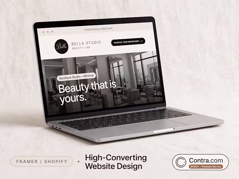 Cover image for High-Converting Framer Website for E-commerce