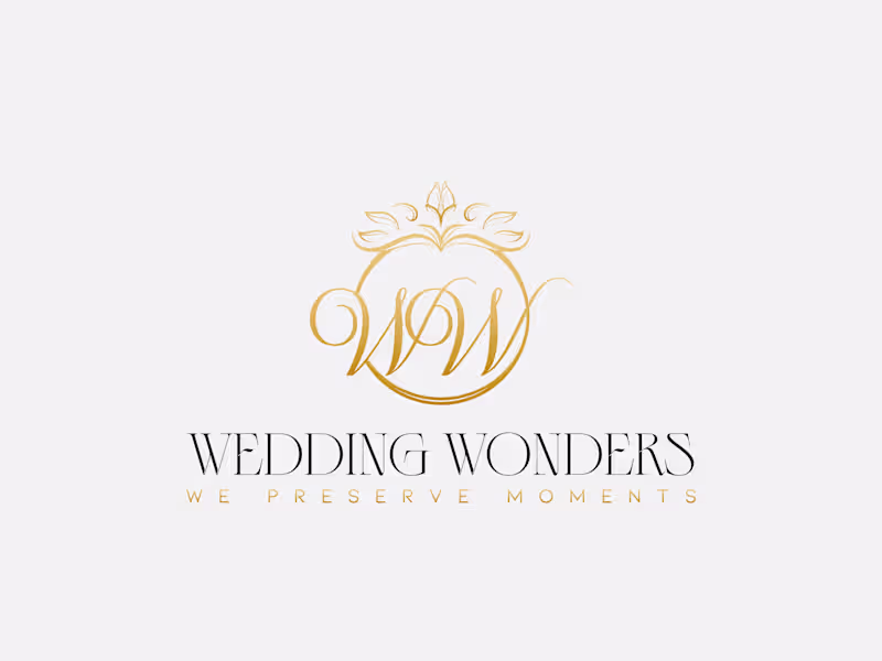Cover image for Elegant Logo Design for WEDDING WONDERS 