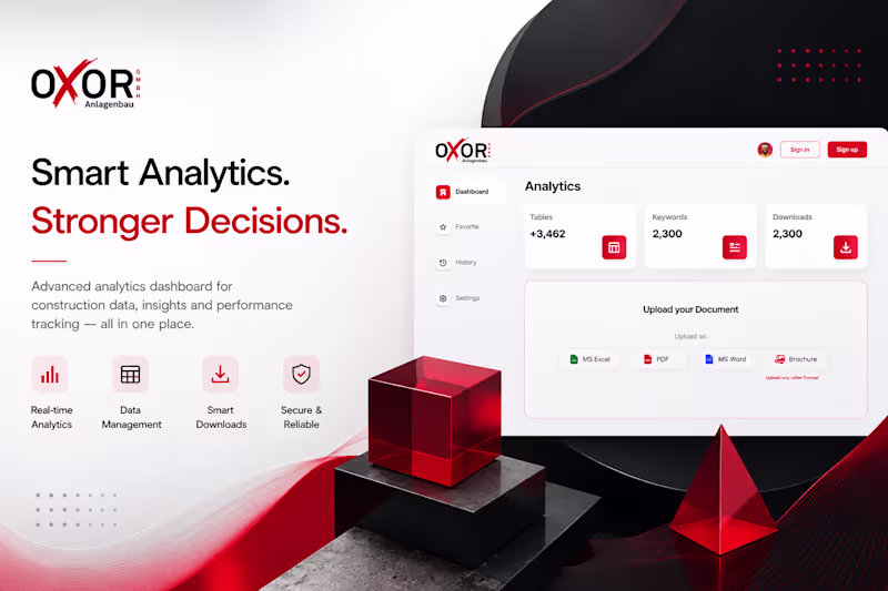 Cover image for Smart Analytics & Document Management