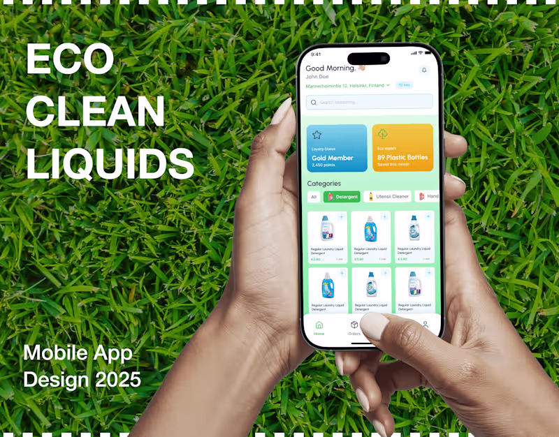 Cover image for Eco Clean Liquids Refill App