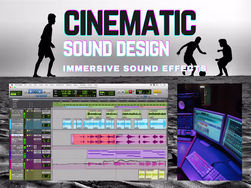 Cover image for Specialized Sound Effects and mix for commercial advertising 