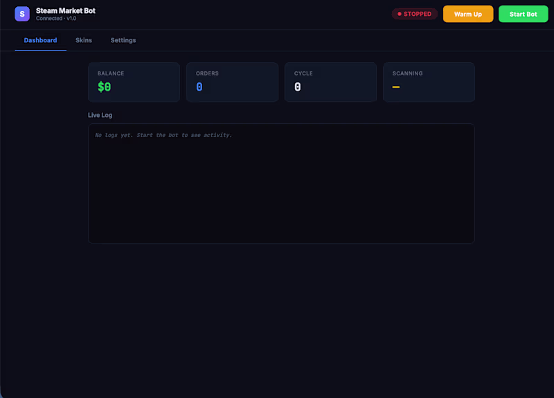 Cover image for Steam Market Bot is an
