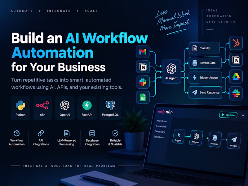 Cover image for Build an AI Workflow Automation for Your Business