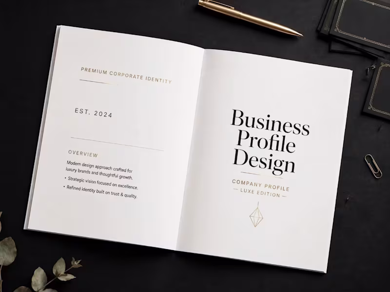 Cover image for Business Profile & Company Profile 