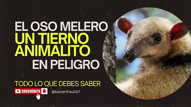 Cover image for Para Gente Ocupada - EL OSO MELERO o Tamandúa: un tierno animal…