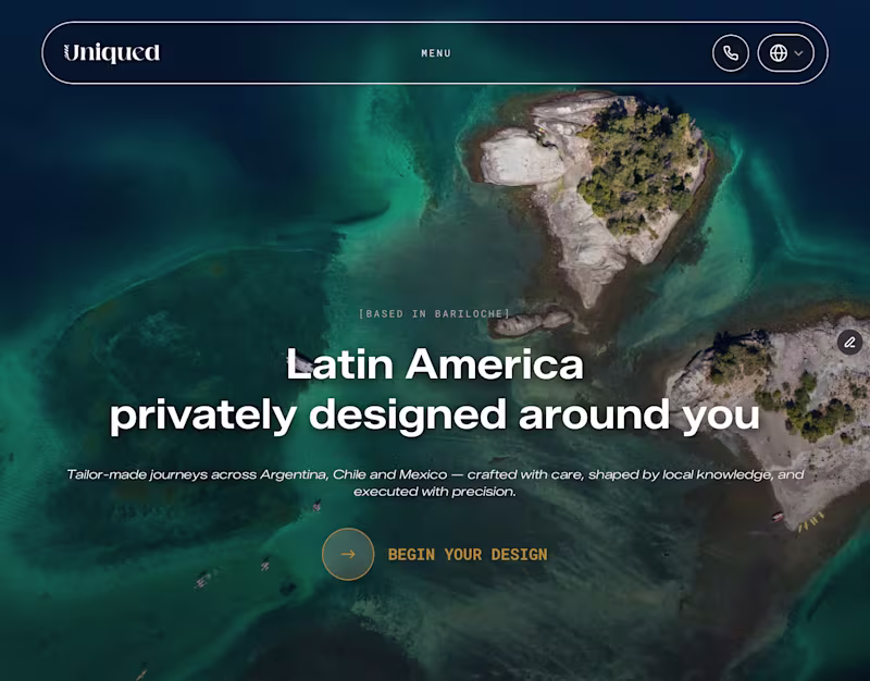 Cover image for Uniqued — UX Redesign & Copywriting for a Luxury DMC