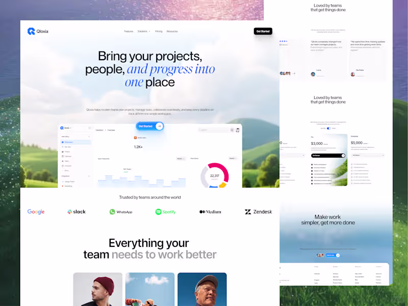 Cover image for Qloxia - Modern Project Management